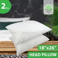 Fiber Head Pillow_Non-Woven_(18"X26")_Set Of 2