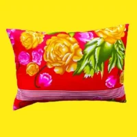 Exclusive Fiber Head Pillow Flower Printing_Cotton Fabric