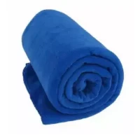 Microfiber Polyester Winter Blanket - Blue
