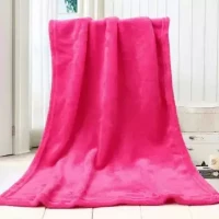 Microfiber Polyester winter Blanket - Pink