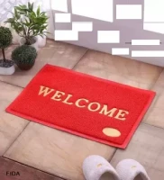 Welcome Door Mat PVC Bath mat Anti Slip For Home office (Color: Rendom)