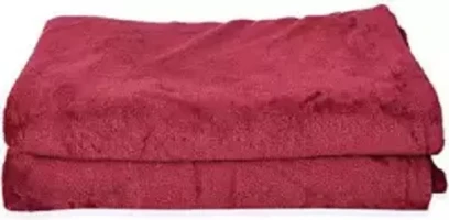 Microfiber Polyester winter Blanket - Red