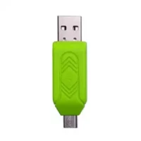 OTG and USB Card Reader - Green