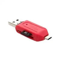 OTG and USB Card Reader- Multi color