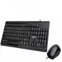 KM6300 USB Multimedia Keyboard Mouse Combo Black