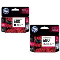 HP 680 Ink Advantage Cartridge - full set ( Black & Colour ), HP 680, Printer 2135, 2675, 3635, 4675