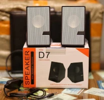 D7 Sound Multimedia 3D Speaker System Mini USB 2.0