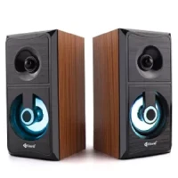 Kisonli – AC 9001 Wood PC Speaker, Computer Speaker With USB 110V220V