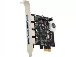 4 Port USB 3.0 HUB to PCI-e PCI Express Card Adapter Speed Rate up to 5Gbps