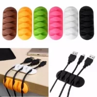 1Pcs Multipurpose Wire Cord Cable Tidy Holder Data Line Hub Holder Cable Wire Organizer Clip