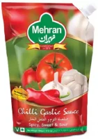 Mehran Chilli Garlic Sauce Smart Pouch Single 500gm